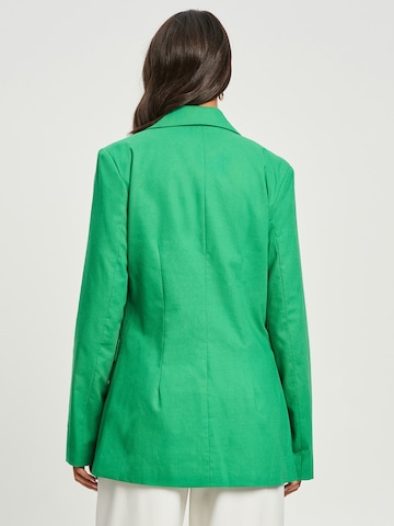 Tussah Blazer 'LIANA' i grønn: bakside