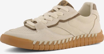 COLORS OF CALIFORNIA - Zapatillas sin cordones ' Cow suede sneaker ' en blanco: frente