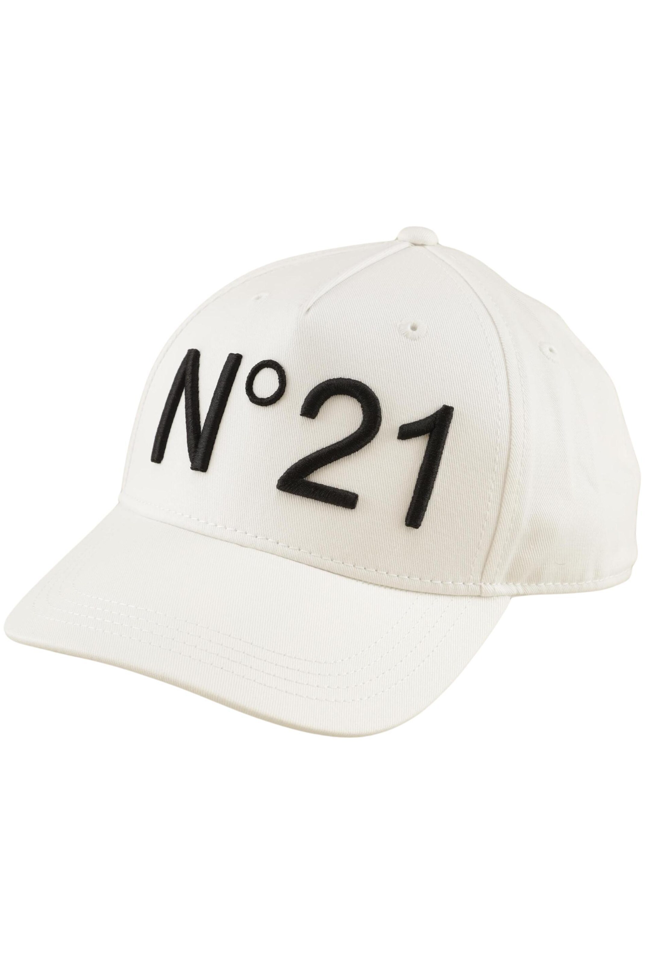 N°21 Hat & Cap in One size in White: front