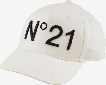 N°21 Hut oder Mütze One Size in Weiß: Vorderseite