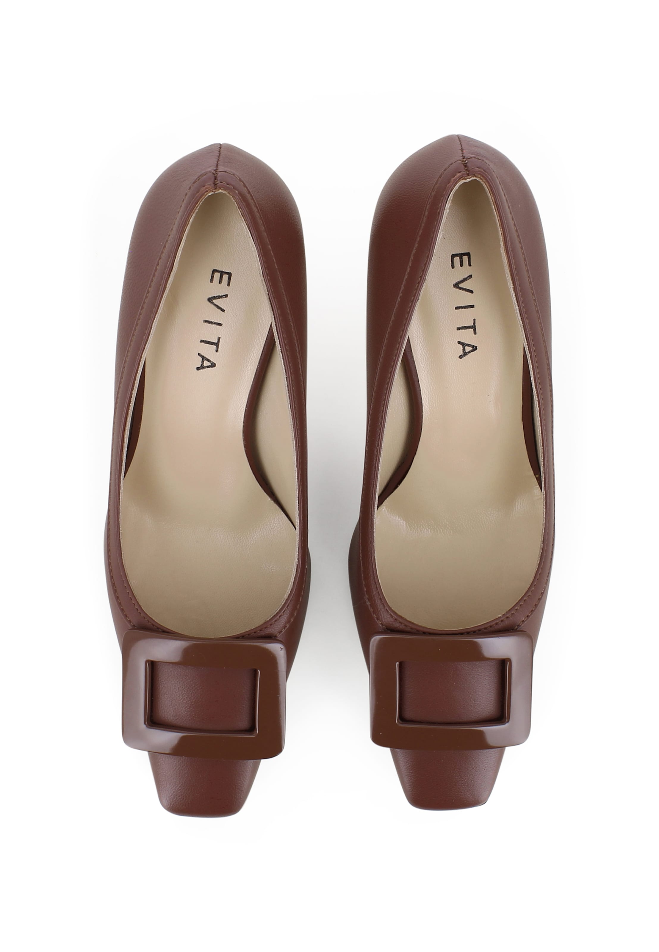 EVITA Pumps 'CARMELA' in Braun