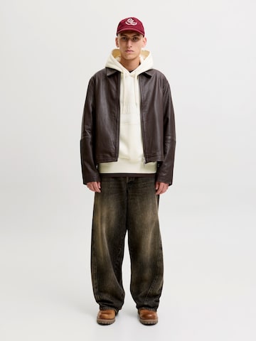 JACK & JONES Mikina 'JORFREDERIKSBERG' - Biela
