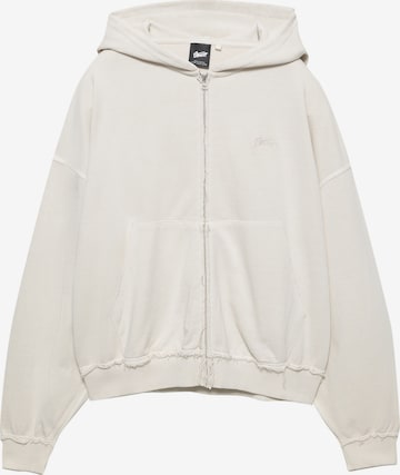 Hanorac de la Pull&Bear pe bej: față