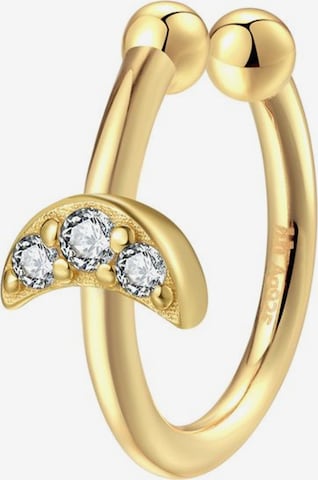 Hey Happiness - Pendientes 'Moon' en oro: frente