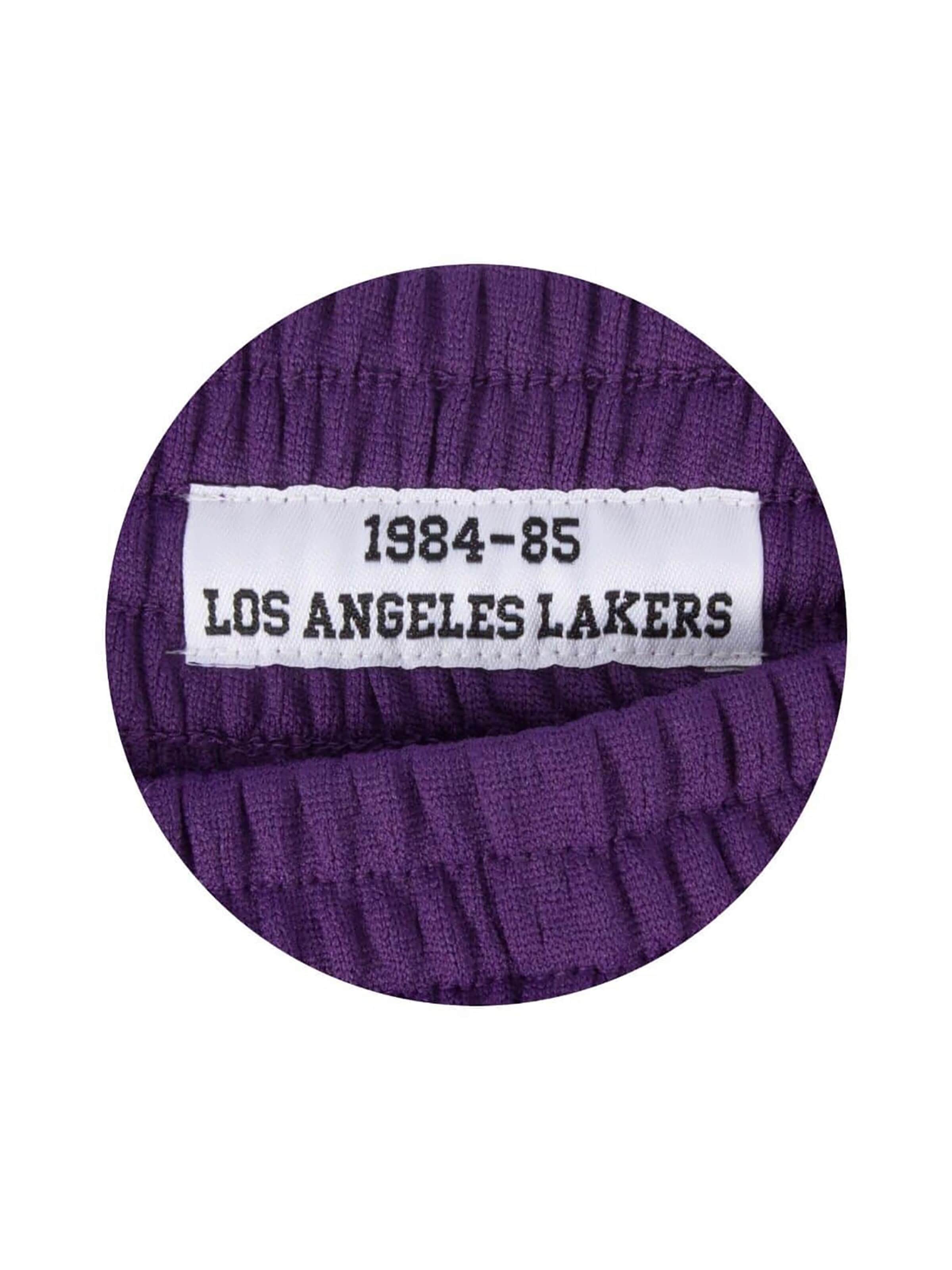 Regular Pantaloni sport 'Los Angeles Lakers' de la Mitchell & Ness pe galben