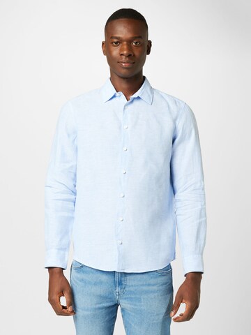 SEIDENSTICKER Regular fit Button Up Shirt in Blue: front