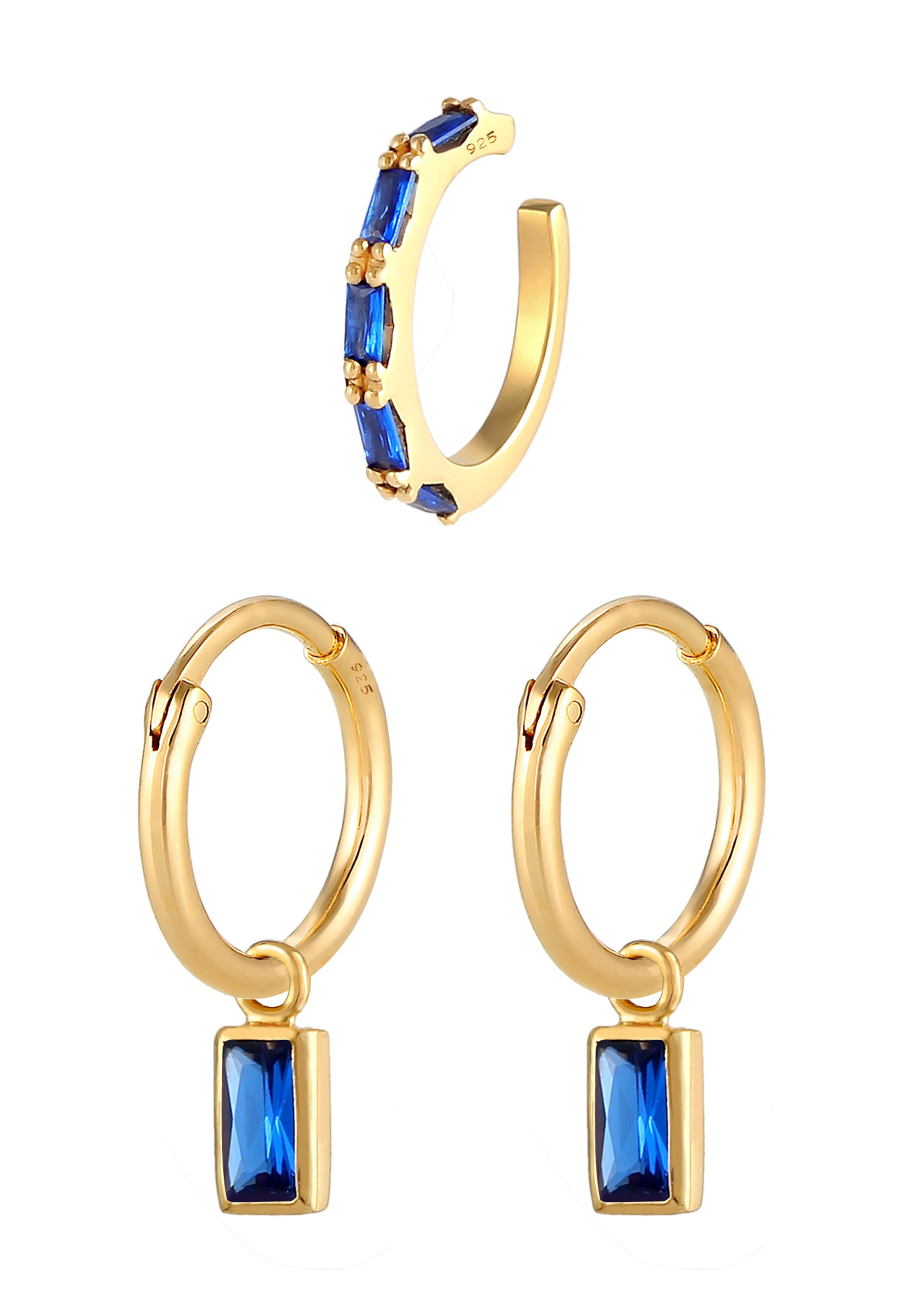 Boucles d'oreilles ELLI PREMIUM en or : devant