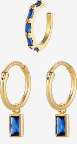 ELLI PREMIUM Ohrringe Creole, Earcuff in Gold: predná strana