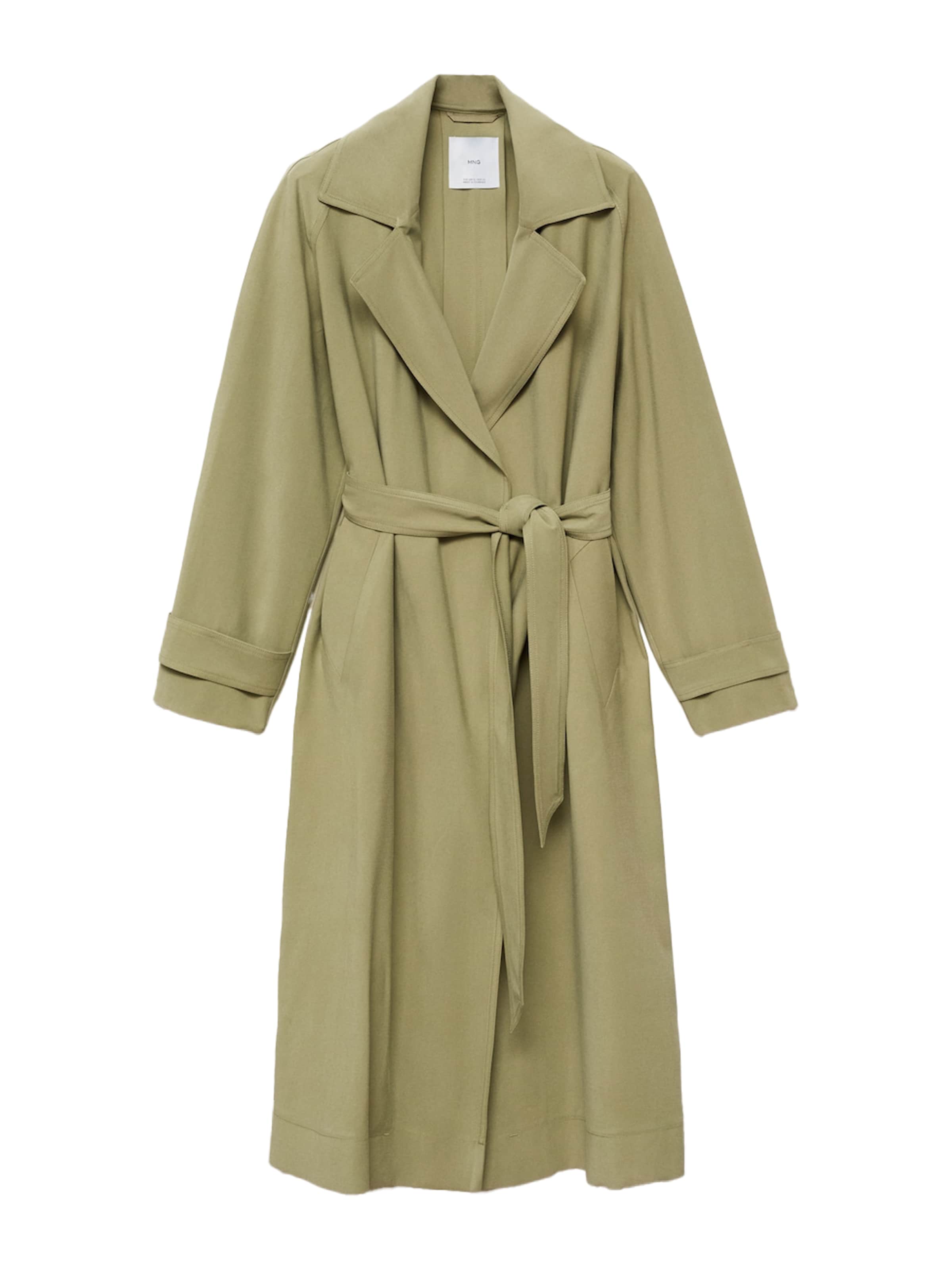 MANGO Välikausitakki 'Taxi' värissä vihreä: etupuoli