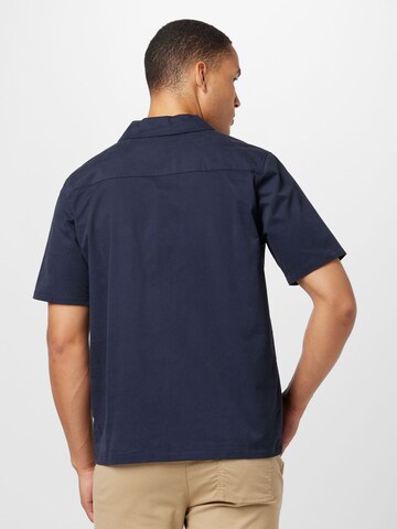 Hailys Men - Ajuste regular Camisa 'Nixon' en azul