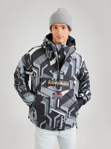 NAPAPIJRI Weatherproof jacket 'RF NEXT' in Grey: front
