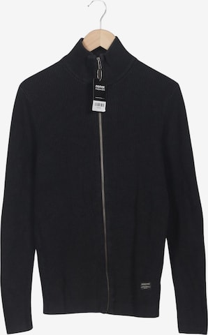 JACK & JONES Strickjacke L in Schwarz: Vorderseite