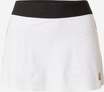 ELLESSE - Falda deportiva en blanco: frente