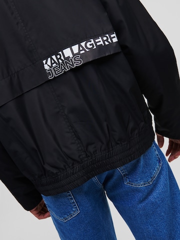 Karl Lagerfeld Übergangsjacke in Schwarz