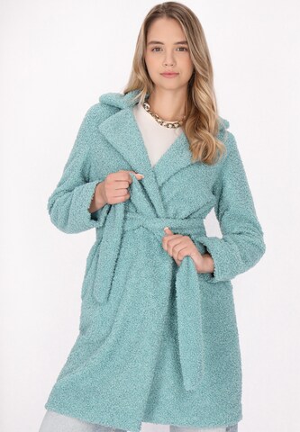 MYMO Tussenmantel in Blauw: voorkant