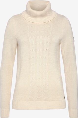 KangaROOS Athletic Sweater in Beige: front