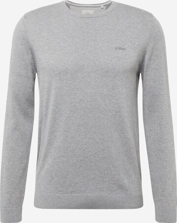 s.Oliver Sweater in Grey: front