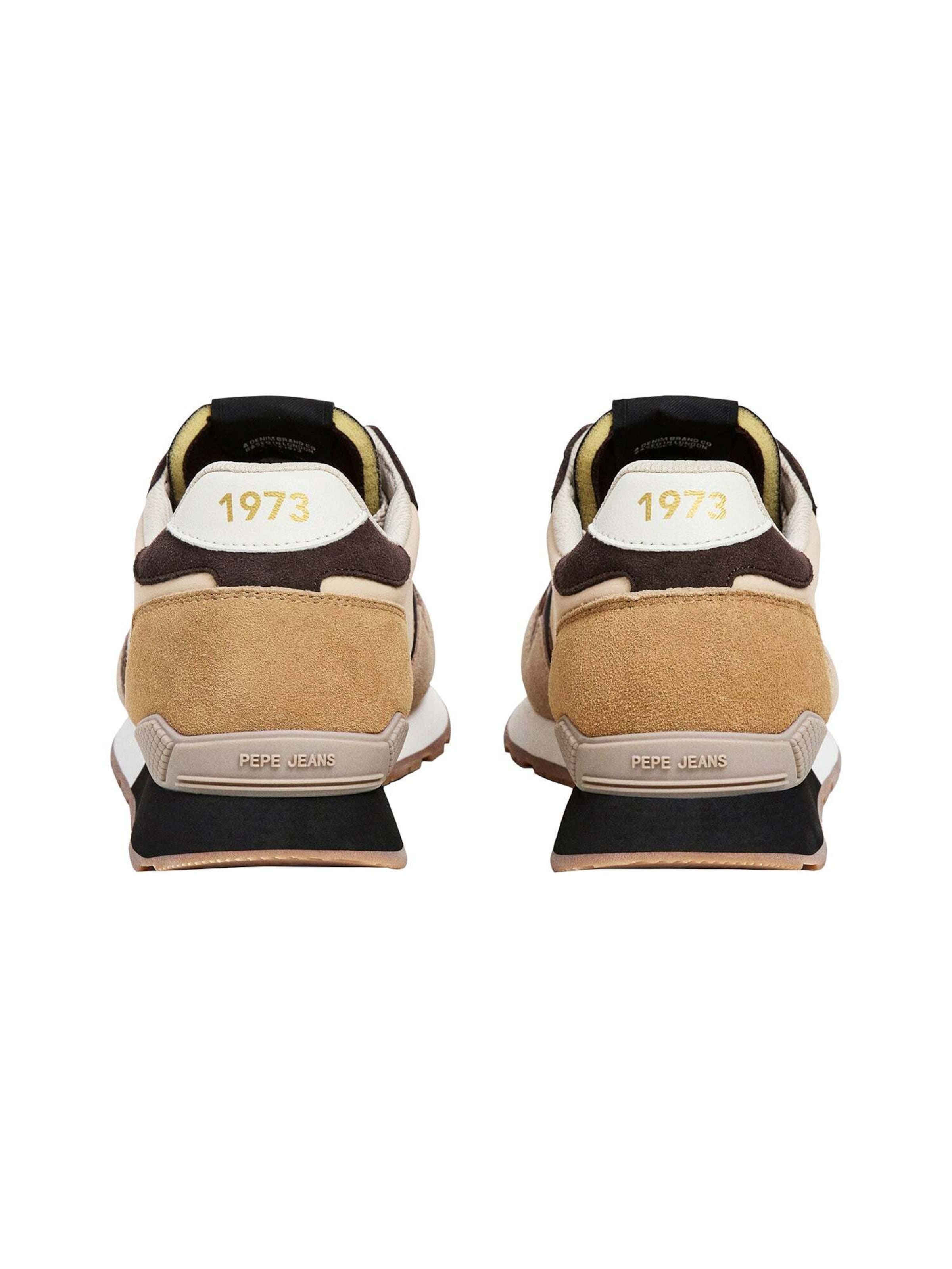 Sneaker bassa 'Brit Back' di Pepe Jeans in beige