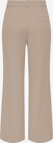ONLY Szeroka nogawka Spodnie 'ORLEEN' w kolorze beżowy