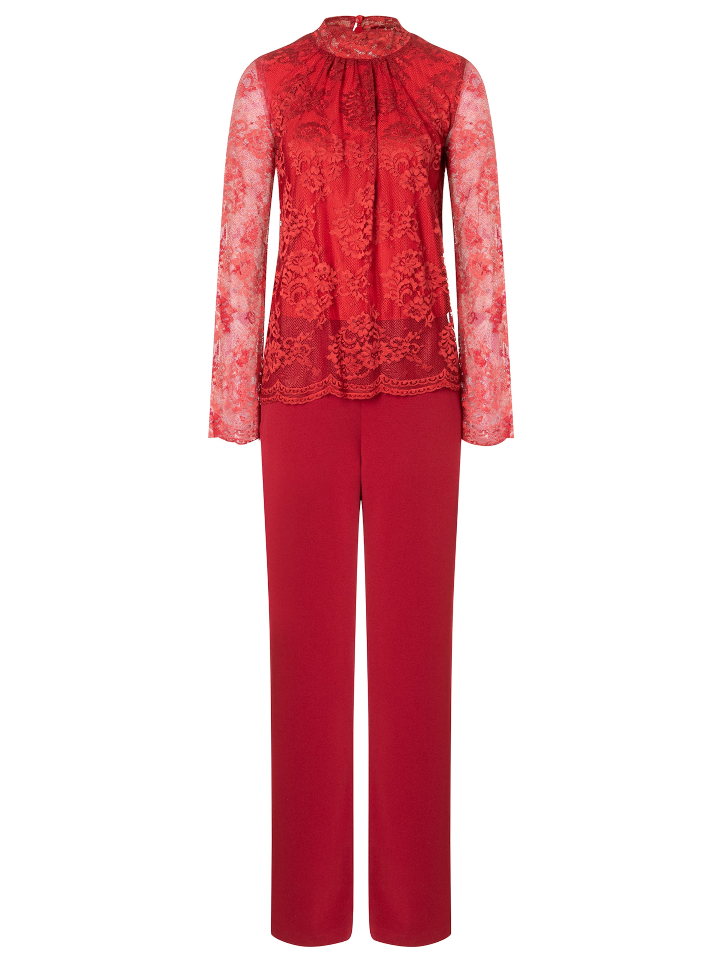 Ana Alcazar Jumpsuit 'Cenura' in Rood: voorkant