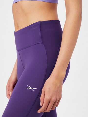 Reebok Skinny Sportbroek 'Lux Perform' in Lila