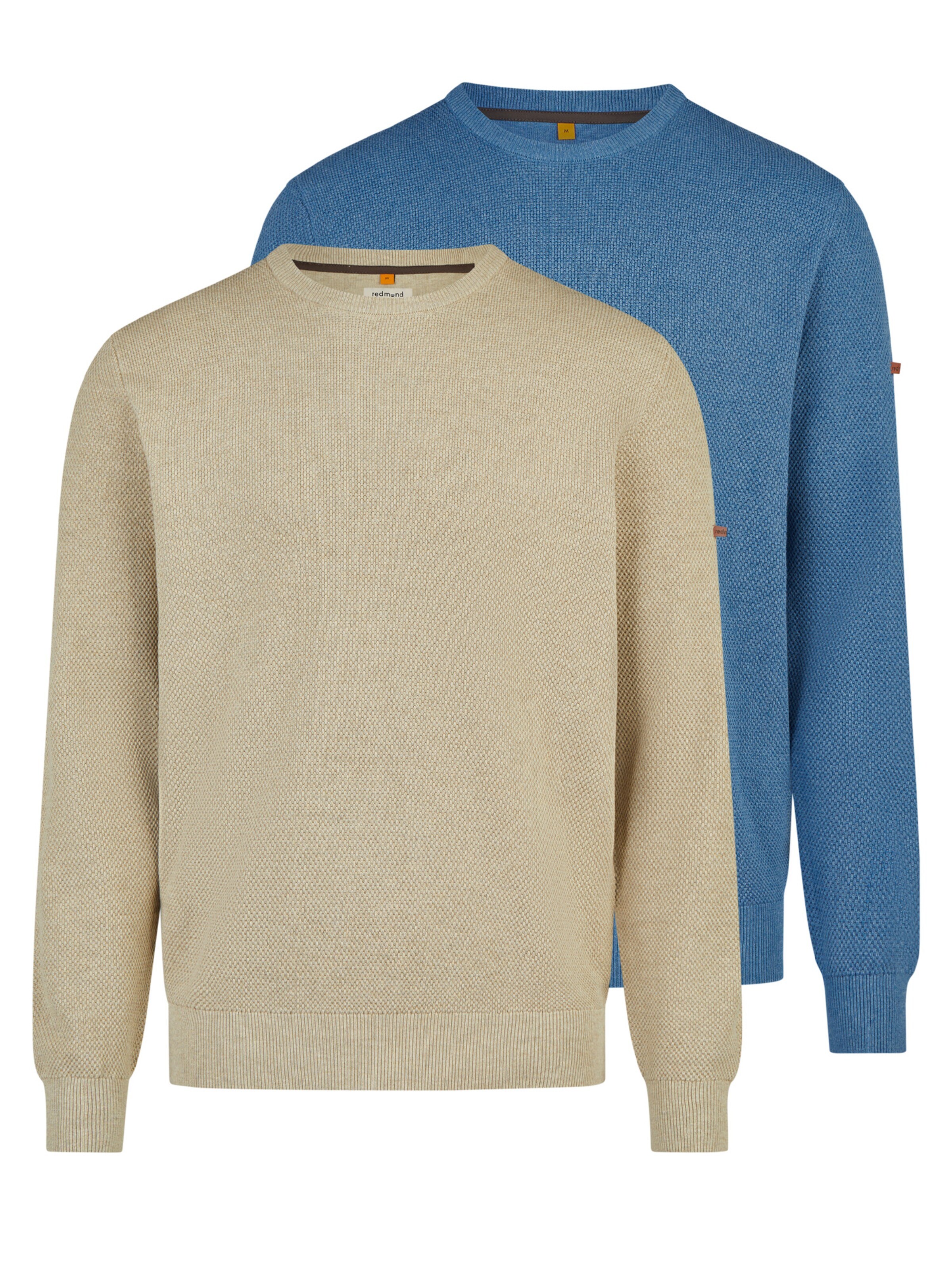 redmond Sweater 'Basic' in Blue: front