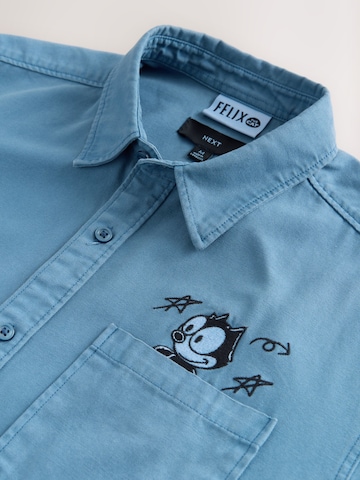 Next - Ajuste regular Camisa en azul