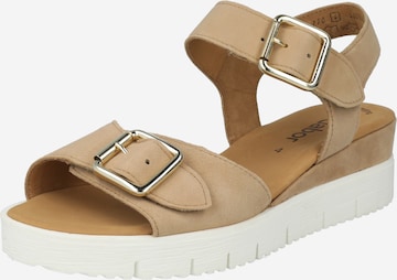 GABOR Sandals in Beige: front