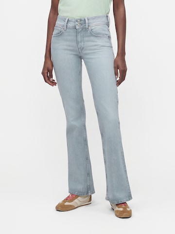 Pepe Jeans Flared Jeans 'VENUS' in Blauw: voorkant