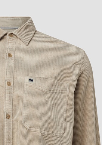 s.Oliver Regular fit Overhemd in Beige