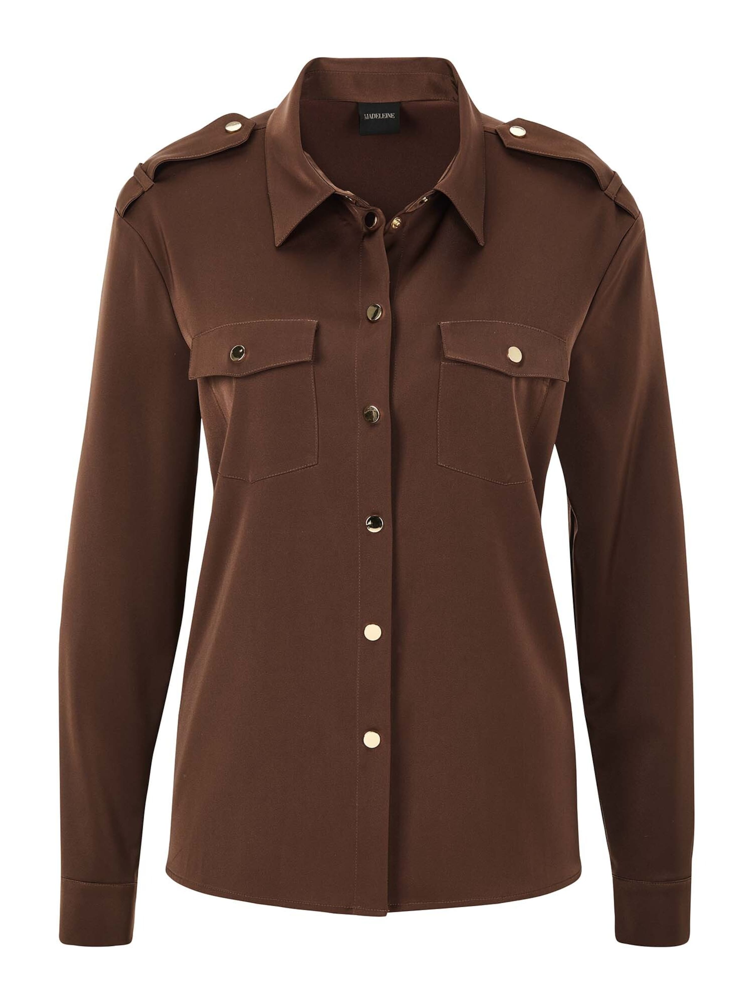 MADELEINE Chemisier en marron, Vue avec produit