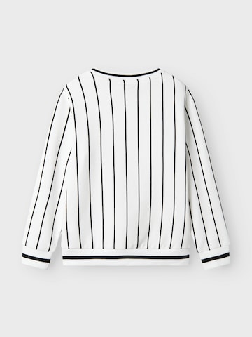 NAME IT Sweatshirt 'NKMDELTEM' in White