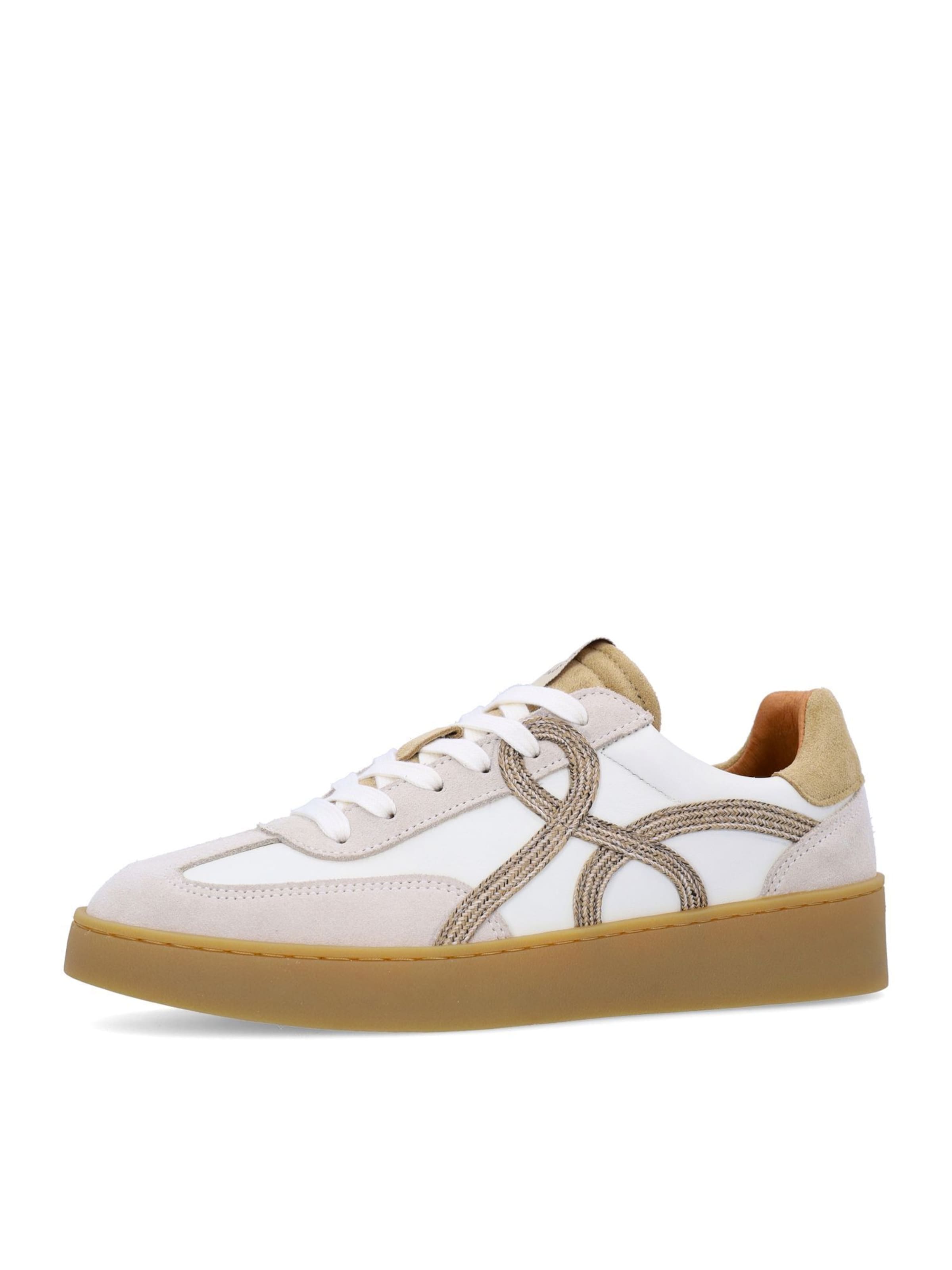 MANFIELD Sneaker in beige / braun, Produktansicht