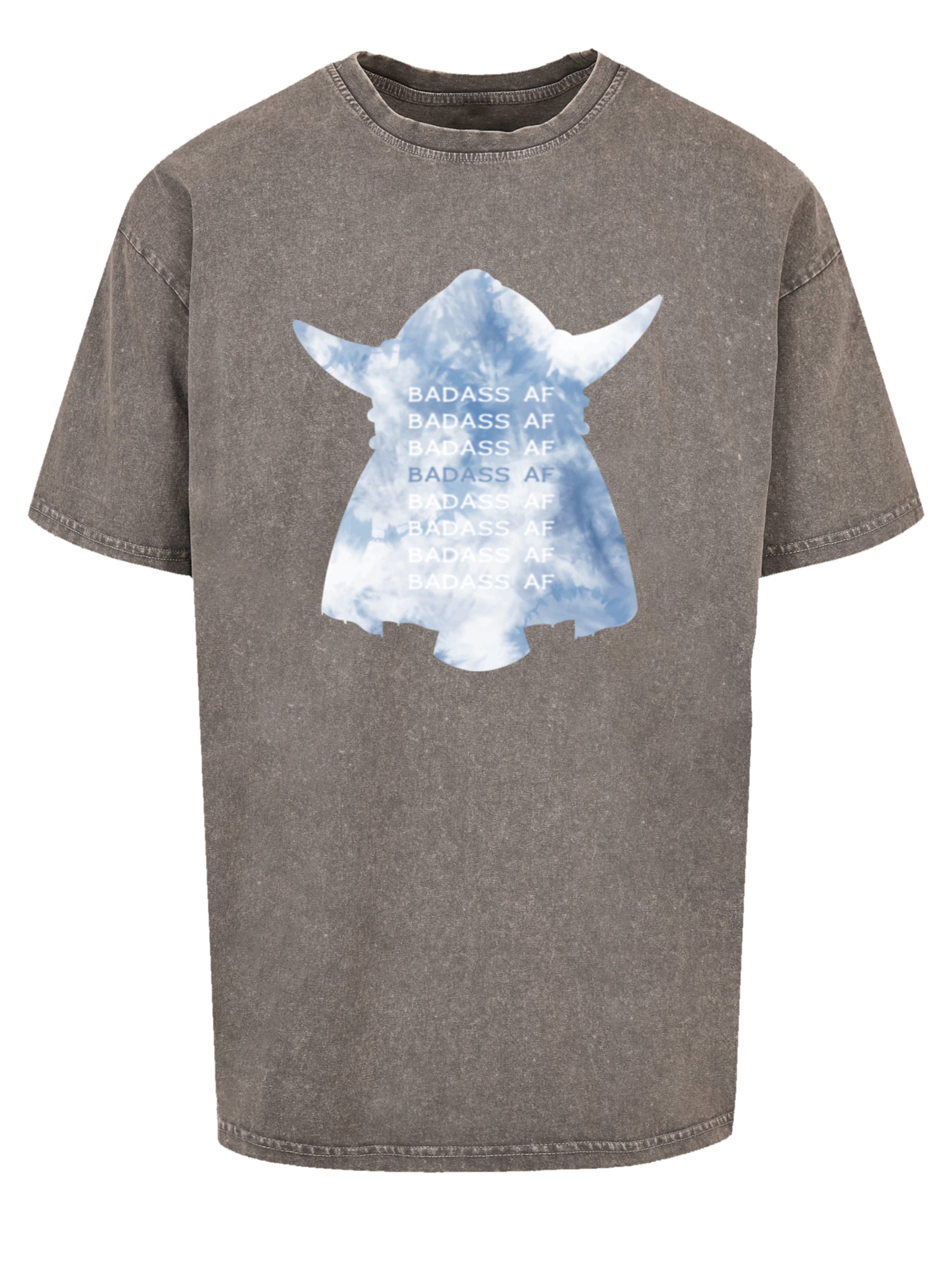 T-Shirt 'Wickie' F4NT4STIC en gris : devant