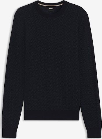 BOSS Pullover in Blau: Vorderseite