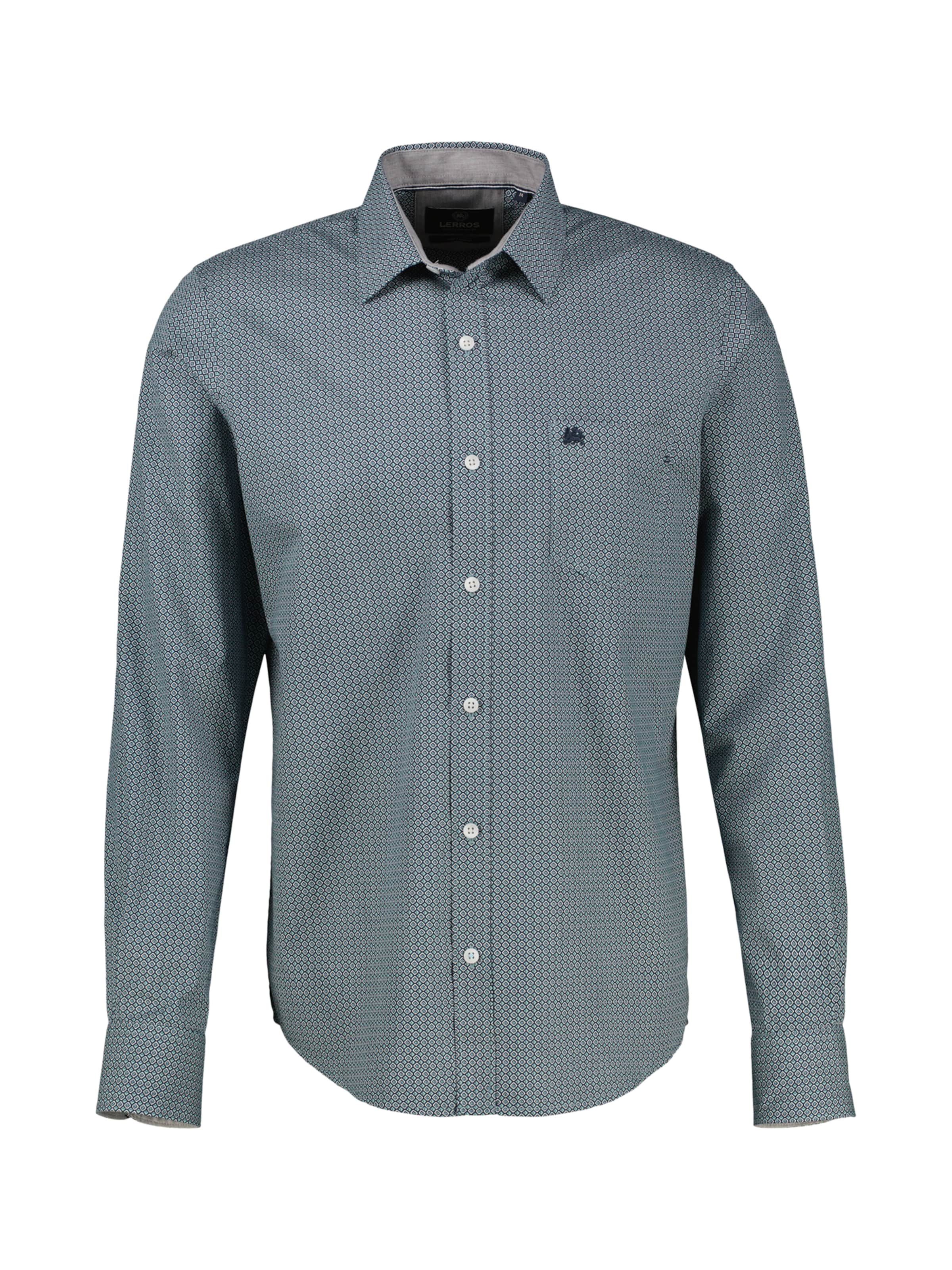 LERROS Button Up Shirt in Blue: front