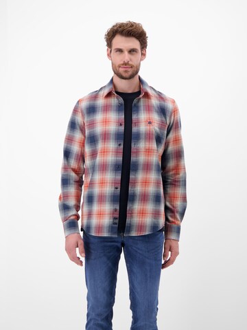 LERROS Regular fit Overhemd in Rood: voorkant
