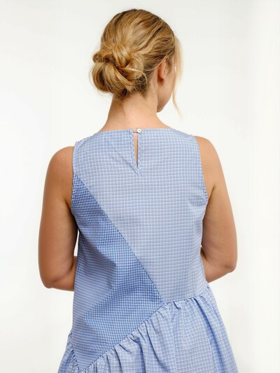 Rochie ' RIKKE ' pe 40 Liberte Essentiel pe albastru, Vizualizare produs