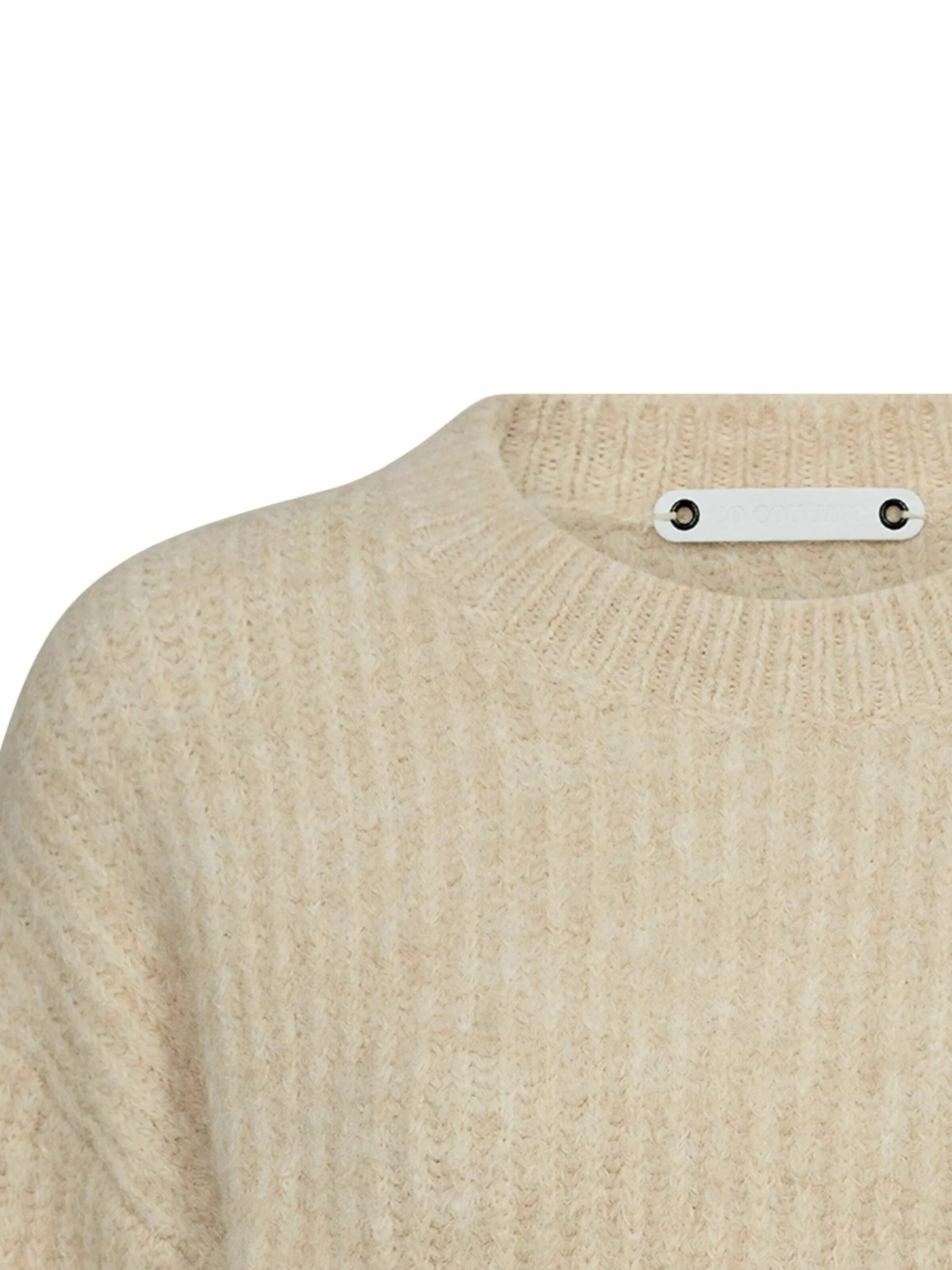 Pull-over 'Coralie' co'couture en beige