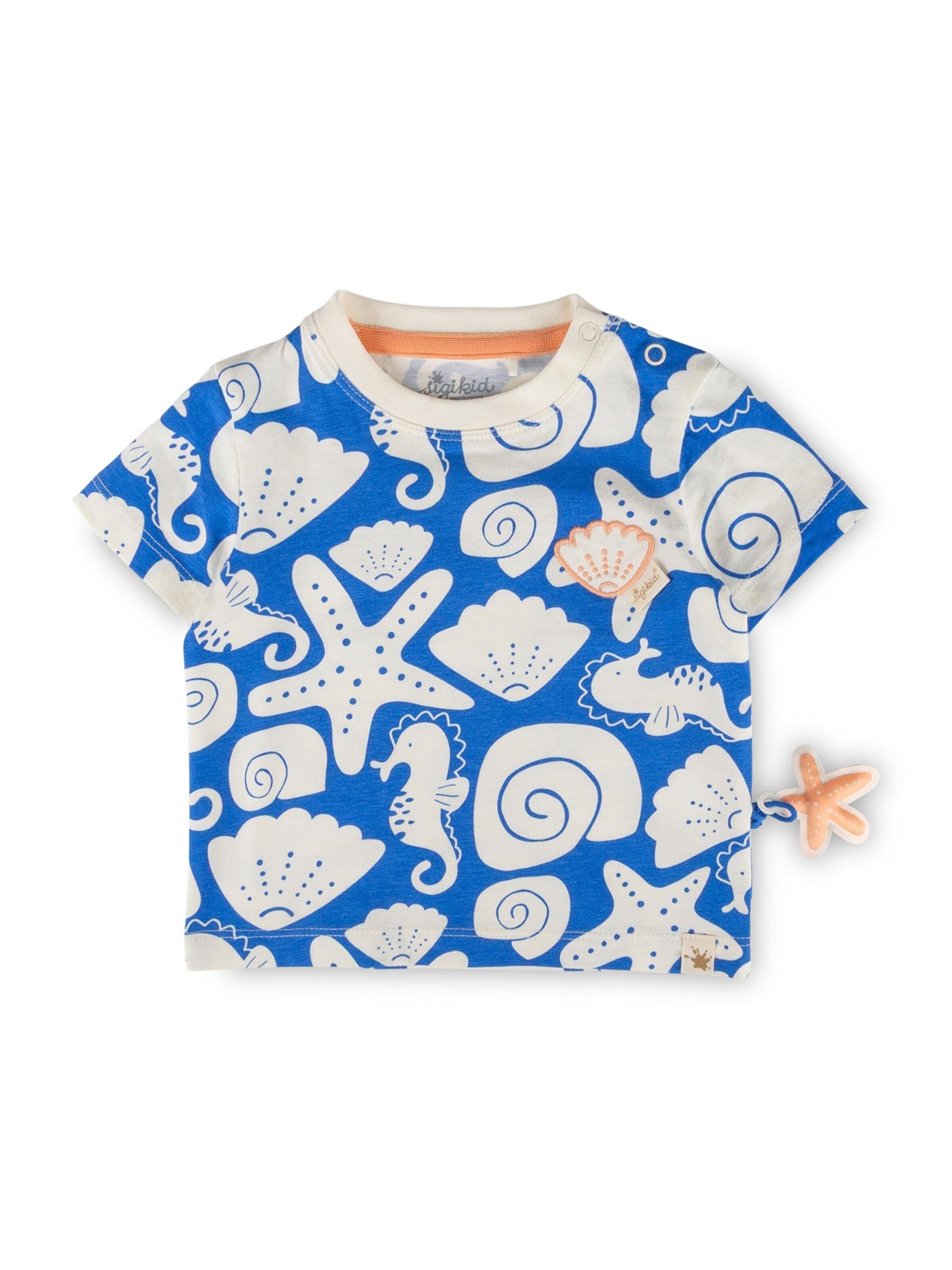 SIGIKID Shirt 'T-Shirt Sea You' in Blue: front