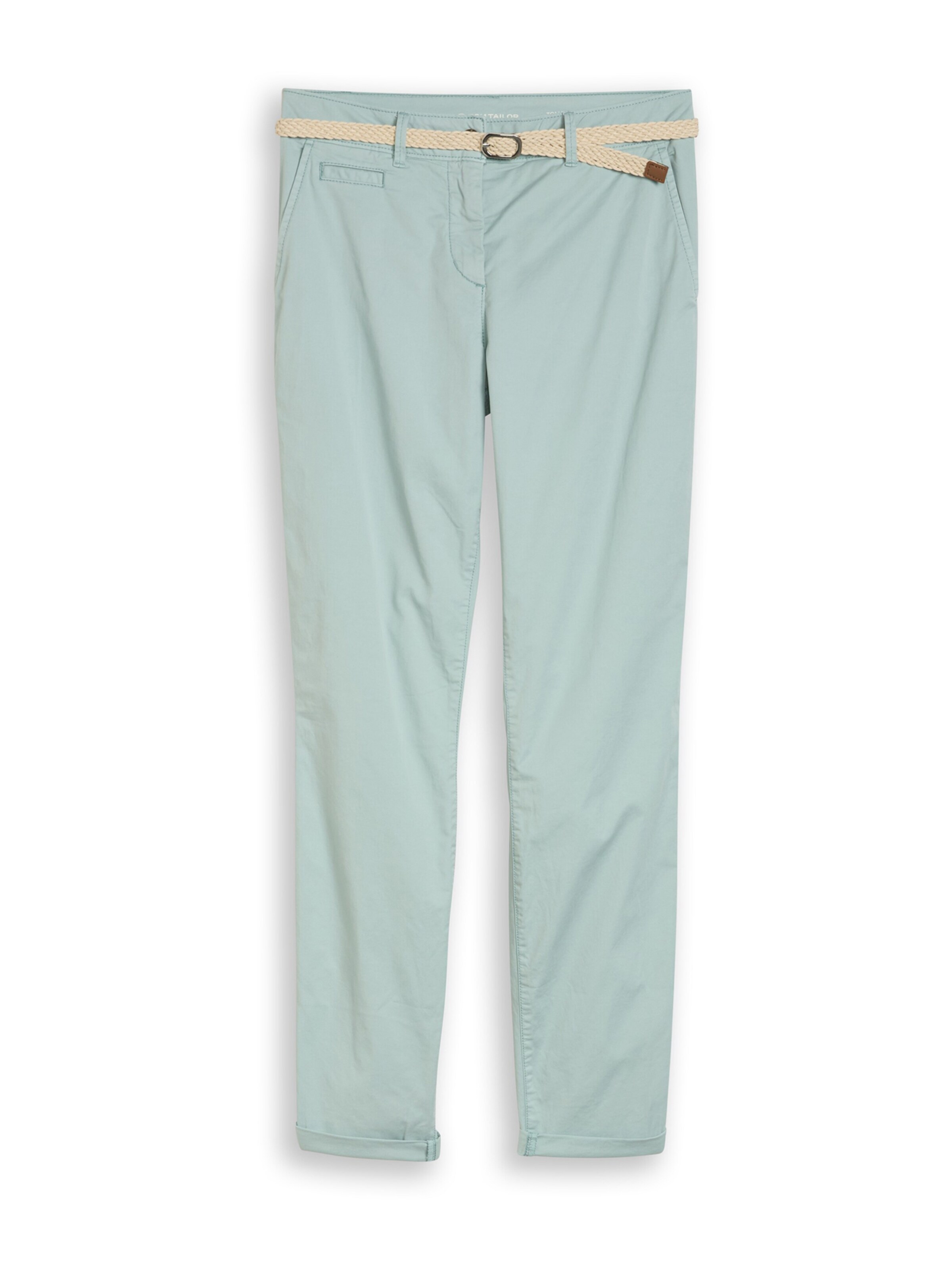 Pantalon chino TOM TAILOR en bleu : devant