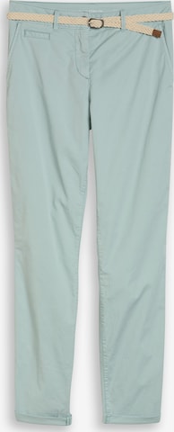 TOM TAILOR Chino kalhoty – modrá: přední strana