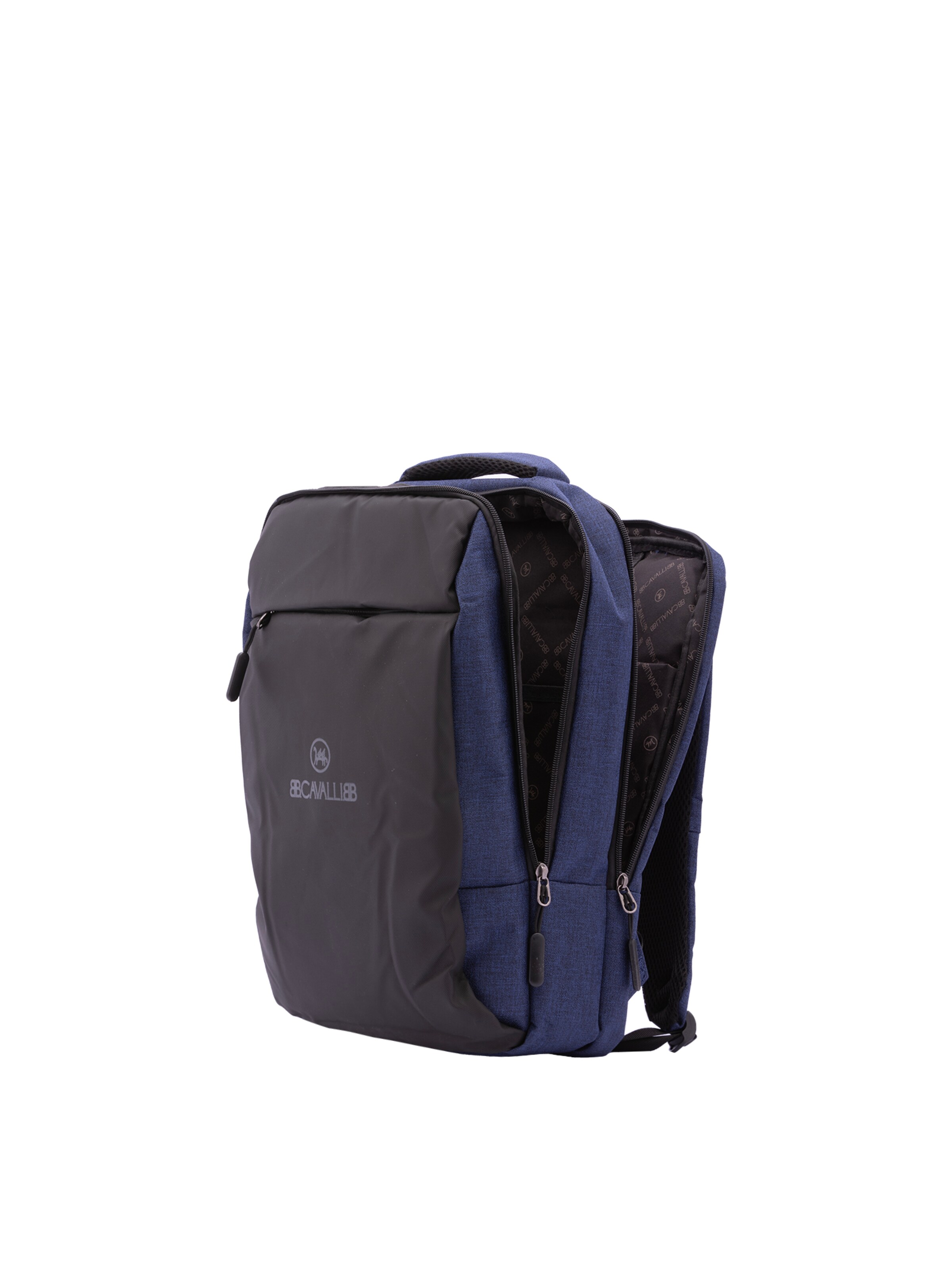 Zaino 'Zaino B Cavalli Poliestere Chiusura Zip Tasche Esterne 40x28x15 cm' di B. Cavalli in blu