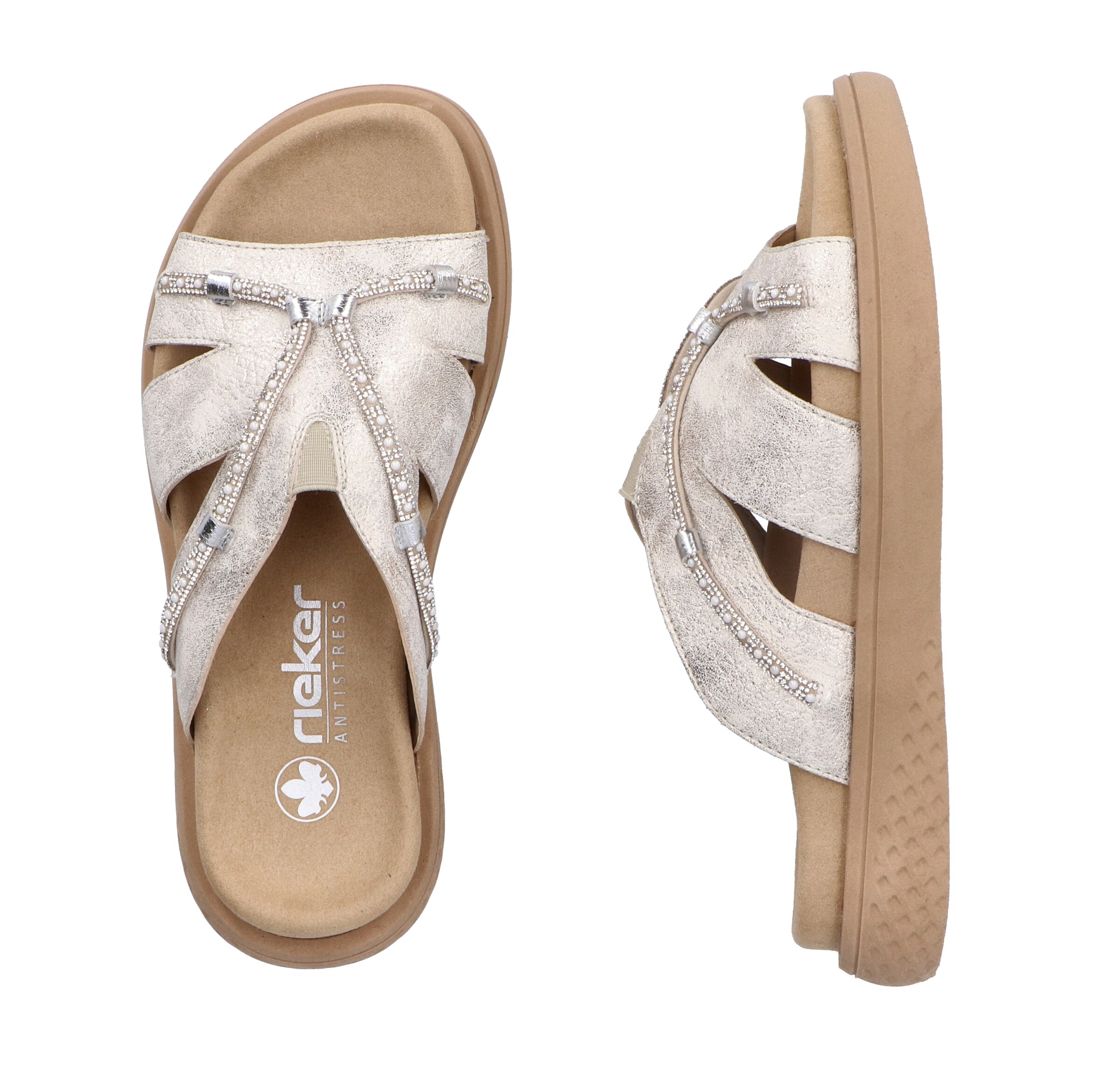 Rieker Pantolette in Beige