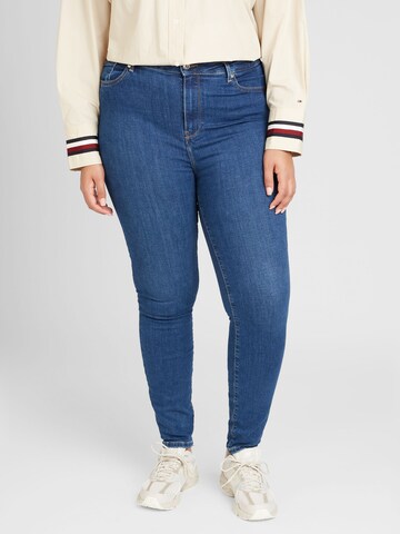 Tommy Hilfiger Curve Skinny Jeans 'Harlem' in Blauw: voorkant