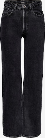 Wide Leg Jean ONLY en noir : devant