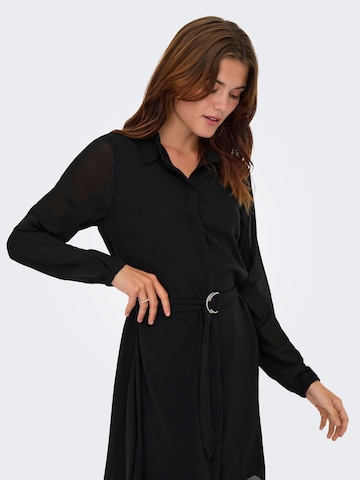 Robe-chemise 'STAR' ONLY en noir