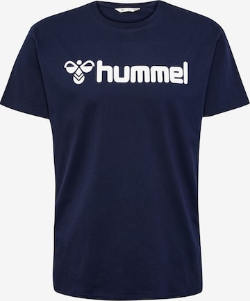 Hummel Majica 'GO 2.0' | modra barva: sprednja stran