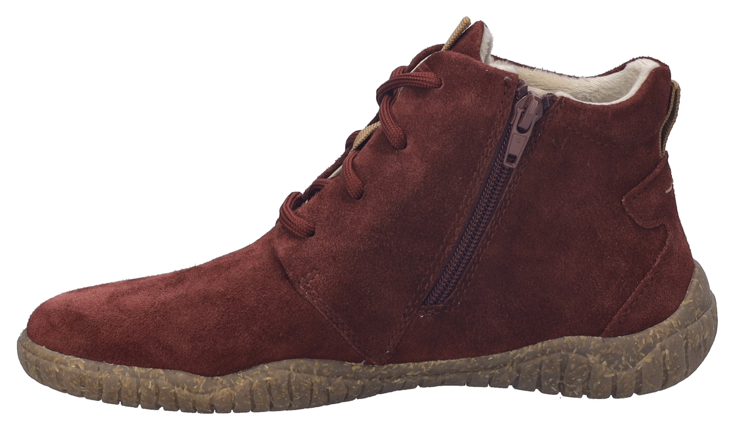 JOSEF SEIBEL Lace-Up Ankle Boots in Red