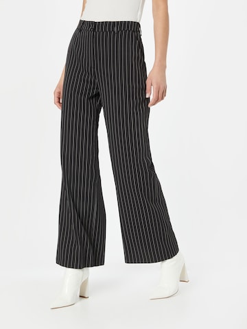 Wide Leg Pantalon 'VAGNA' SISTERS POINT en noir : devant